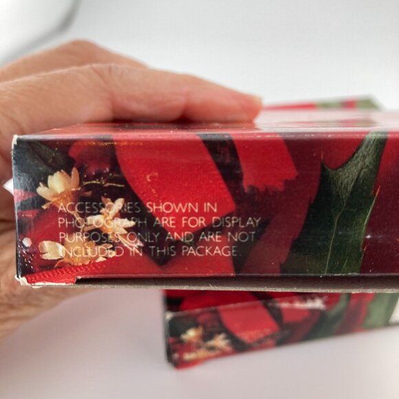 Mikasa Yuletide Tree Frost Sweet Candy Dish Christmas Frosted Glass 5" Set of 2 - Picture 7 of 7